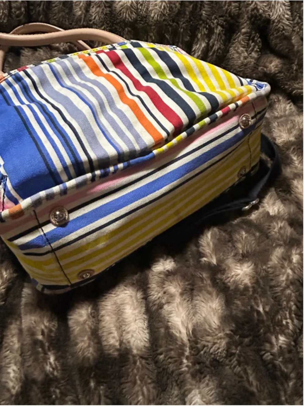 Women's Juicy Couture Multi-color Striped Satchel Bag, One Size